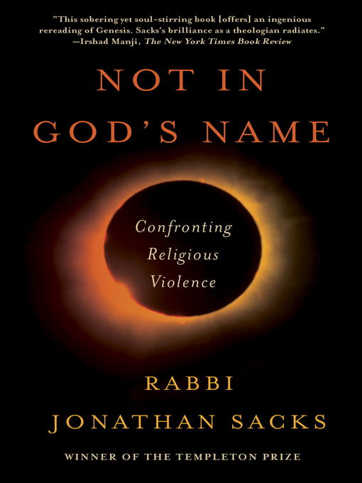 Title details for Not in God's Name by Jonathan Sacks - Available